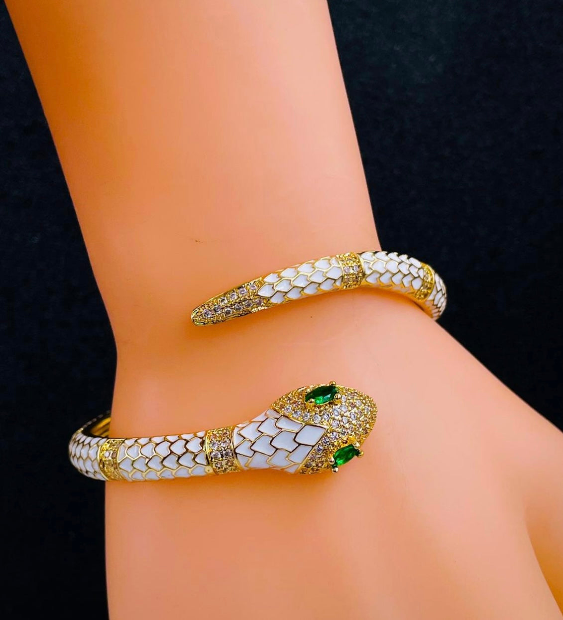 Masha Snake Cuff