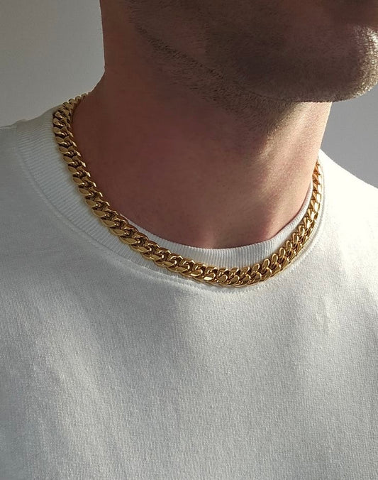 Golden Chunky Cuban Chain