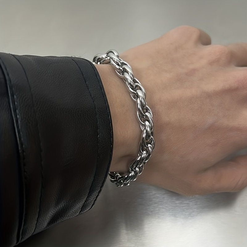 Double Buckle Twisted chain Bracelet